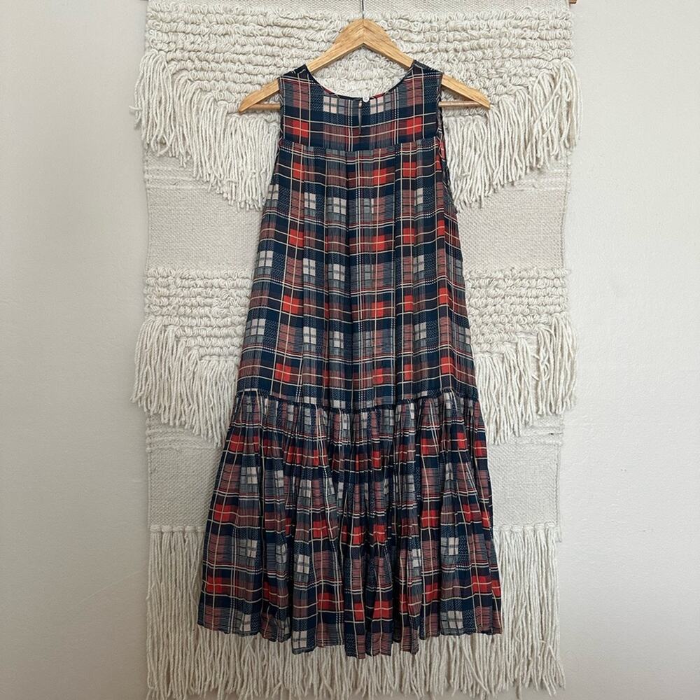 THE GREAT Silk Pleated Dress - Picture 6 of 6